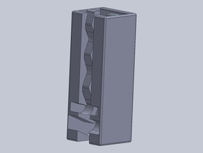 piles aa et aaa support de les articles ménagers batterie 3d print model - Mito3D