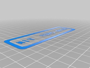 mi personalizadas etiqueta ronda de clip signos y logotipos personalizado 3d print model - Mito3D