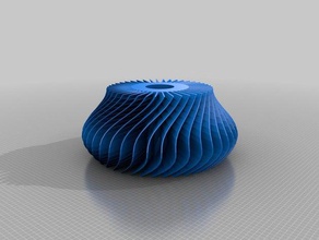 mi personalizados wavelet jarrón generador de wip matemáticas art personalizado 3d print model - Mito3D
