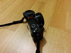 sony alpha 6000 hot shoe lens cap holder camera a6000 hotshoe 3d print model - Mito3D