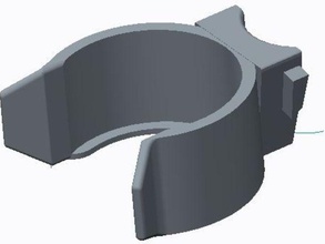 electrolux polyvalence aspirateur vertical support de tuyau le remplacement pièces 3d print model - Mito3D