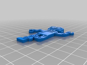 mi robot personalizado llavero llaveros 3d print model - Mito3D
