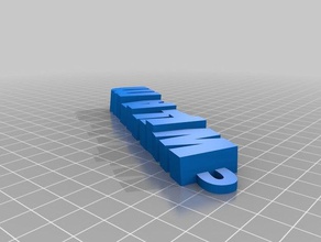my customized iamburny's text - william organization 3d print model - Mito3D