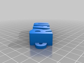 meu personalizados iamburny de texto do ryan organização personalizado 3d print model - Mito3D
