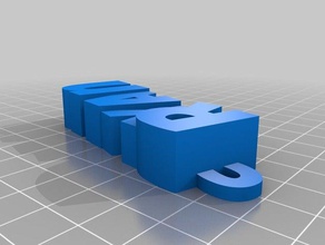 my customized iamburny's text - ryan3 organization 3d print model - Mito3D