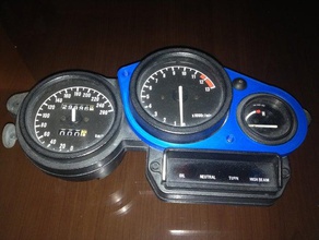 yamaha fzr speedometer rings hobby 3d print model - Mito3D