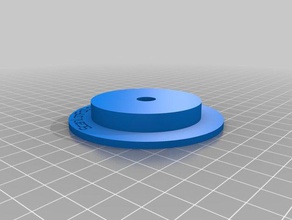 filament spool plug medium 3d printer accessories customized 3d print model - Mito3D