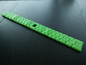 watch-style link bracelet magnetic closure bracelets 3d print model - Mito3D