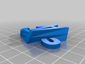 my customized iamburny's text - atc keyring keyfob organization 3d print model - Mito3D