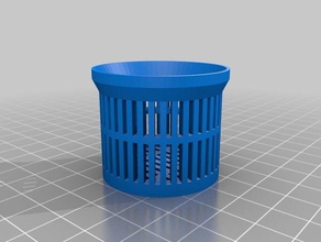 dreno do filtro de meu trabalho 2 partes personalizado 3d print model - Mito3D