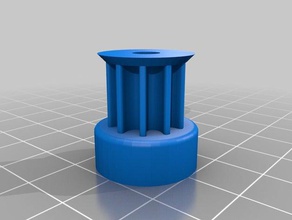 polia de 10 denti Impressora 3d peças personalizado 3d print model - Mito3D