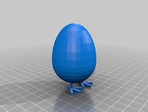 walking egg 3d printing 3d print model - Mito3D
