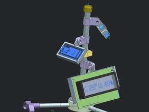 eletrônico da árvore gadgets Impressão 3d arduino sensor termômetro 3d print model - Mito3D