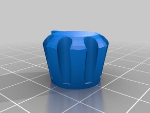 small potentiometer knob replacement parts customized 3d print model - Mito3D