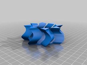 dupla vaso arte da matemática 3d print model - Mito3D