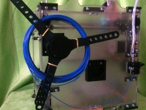 k8400 vertex spool mount holder remix 3d printer accessories 3d print model - Mito3D