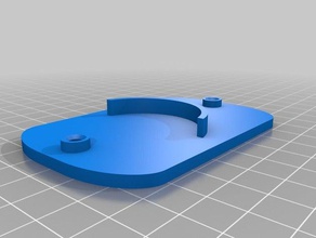 stairgate wall bracket diy 3d print model - Mito3D