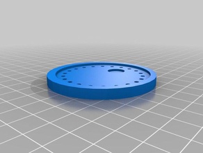 adapted lilypad holder without snaps diy arduino 3d print model - Mito3D