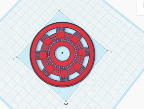 arc reactor remix el traje 3d print model - Mito3D