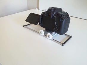 camera slider diy carrage easy mount simple 3d print model - Mito3D