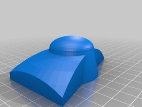 mon bouton 2 les pièces de rechange personnalisé 3d print model - Mito3D