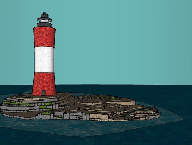 les eclaireurs lighthouse Gebäude & Strukturen Kunst Leuchtturm seetheworld 3D print model - Mito3D