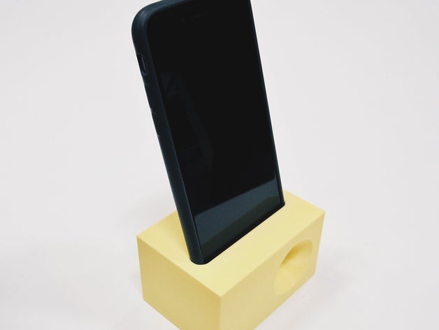 brick v2 Handy audio biglildesign iphone 6 dock phone sound-Verstärker 3D print model - Mito3D