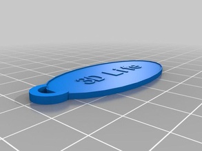 3d-life 2 keychains customized 3d print model - Mito3D