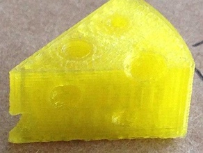 semplice formaggio di cuneo food & drink il cibo 3d print model - Mito3D