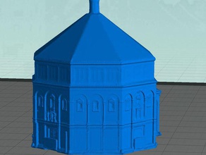 baptistery di san giovanni florence italy buildings & structures 3dhistory cisa3 oaa seetheworld 3d print model - Mito3D