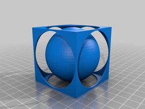 my customized captive sphere 3d print model - Mito3D