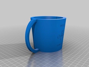 my customized coffee cozy kitchen & dining 3d print model - Mito3D
