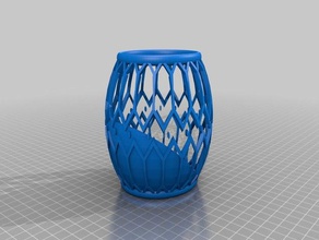 my customized artistic vase interactive art 3d print model - Mito3D