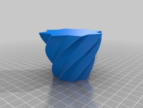 motomach praça do vaso decoração personalizado 3d print model - Mito3D