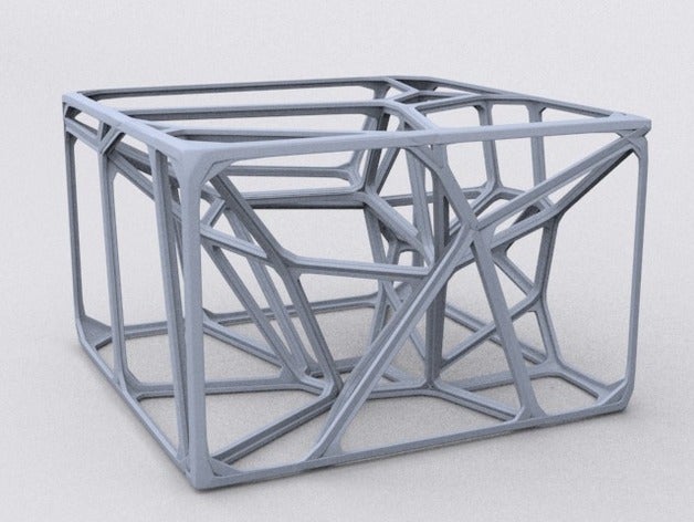 voronoi-box Kunst voronoi 3D print model - Mito3D