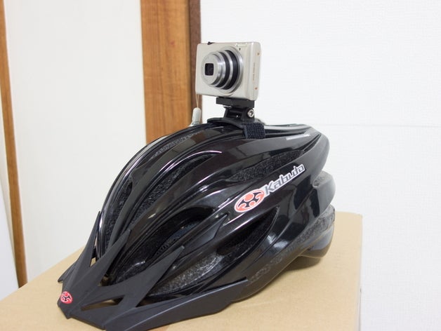 montaje de la cámara casco bici bicicletas bicicleta el monte 3D print model - Mito3D