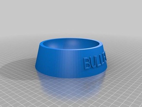 my customized fully parametric dog cat food bowl - btd pets 3d print model - Mito3D