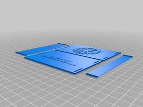 özelleştirilmiş sihirli cüzdan v2 özel yazdırılabilir askıları logoları diğer 3d print model - Mito3D