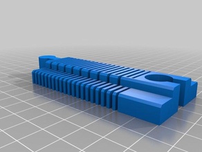 100mm customized flexible toy train track & game accessories 3d print model - Mito3D