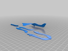 mavi melekler 3d baskı 3d print model - Mito3D