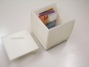 coin box office cash kasse money savings 3d print model - Mito3D