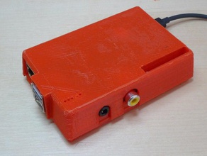 case original raspberry pi model b electronics openscad camera 3d print model - Mito3D