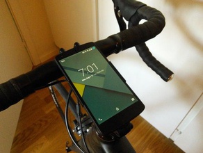 nexus 5 en bicicleta de montaña el teléfono móvil nexus5 soporte para montaje 3d print model - Mito3D