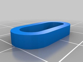 20mm oval calibrations piece 3d printing tests calibration 3d print model - Mito3D