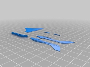 mavi melekler 3d baskı 3d print model - Mito3D