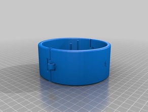 my customized cuff experiment bracelets 3d print model - Mito3D
