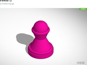 pawns 3d printing 3d print model - Mito3D