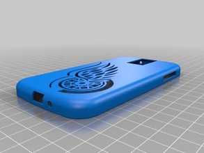 red wings galaxy s4 phone case mobile 3d print model - Mito3D