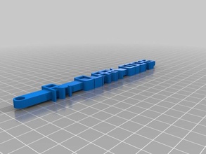 ap keychain organization customized 3d print model - Mito3D
