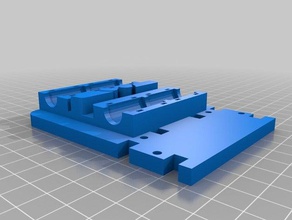 prusa i3 tipo di montaggio makerfarm la piastra copertura Le stampanti 3d itty bitty estrusore x-trasporto 3d print model - Mito3D